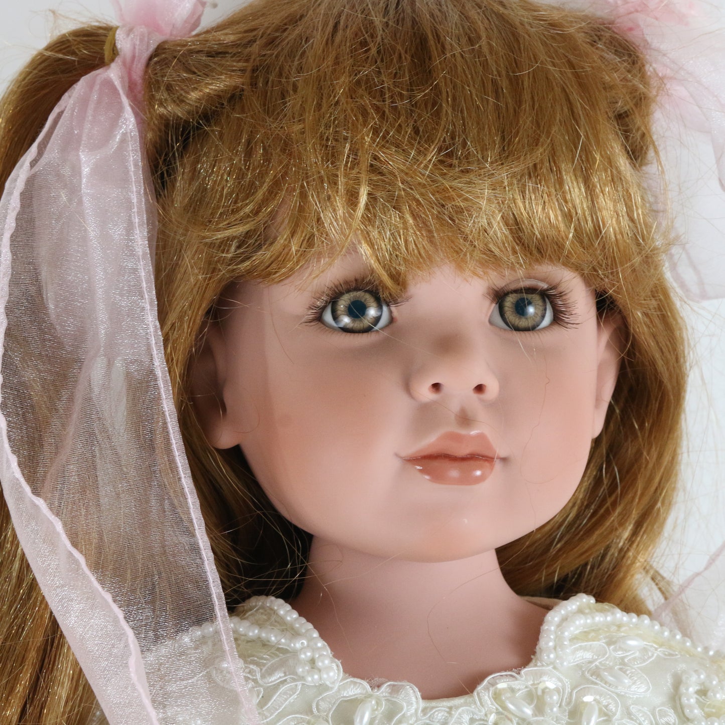 Mistie Rustie Pink Dress Girl Large 35" Vinyl Doll 170/200 W/ Extra Accessories