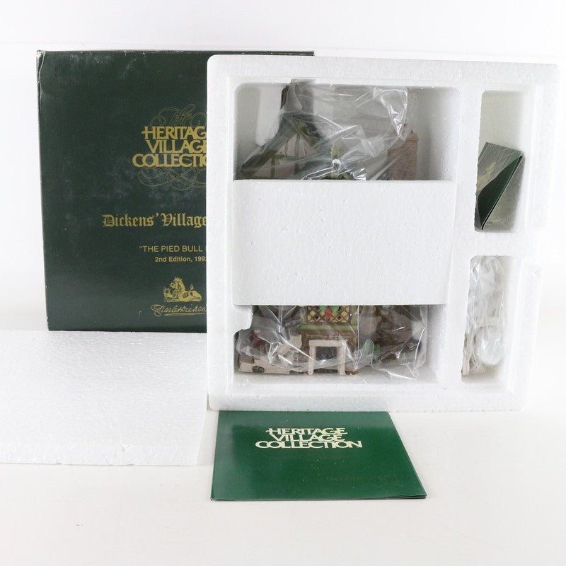 Dept 56 Dickens Village Pied Bull Inn 2nd Ed 1993 Christmas Building