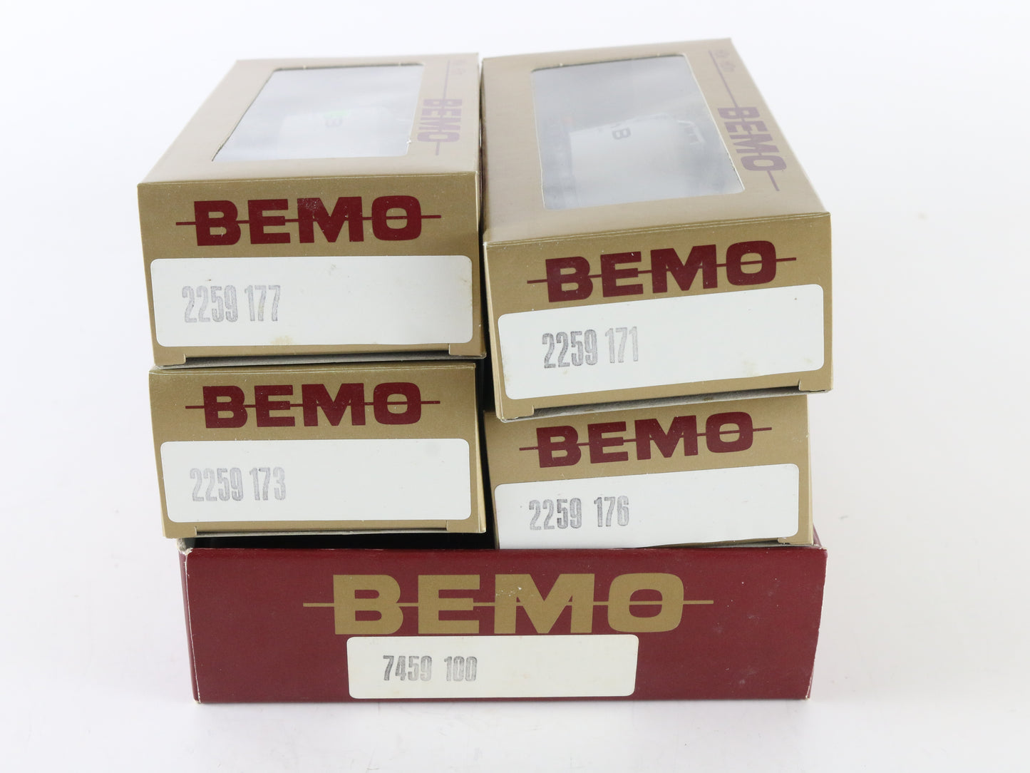 Bemo HOm RHB 2259 Cement Silo Cars Set of 4
