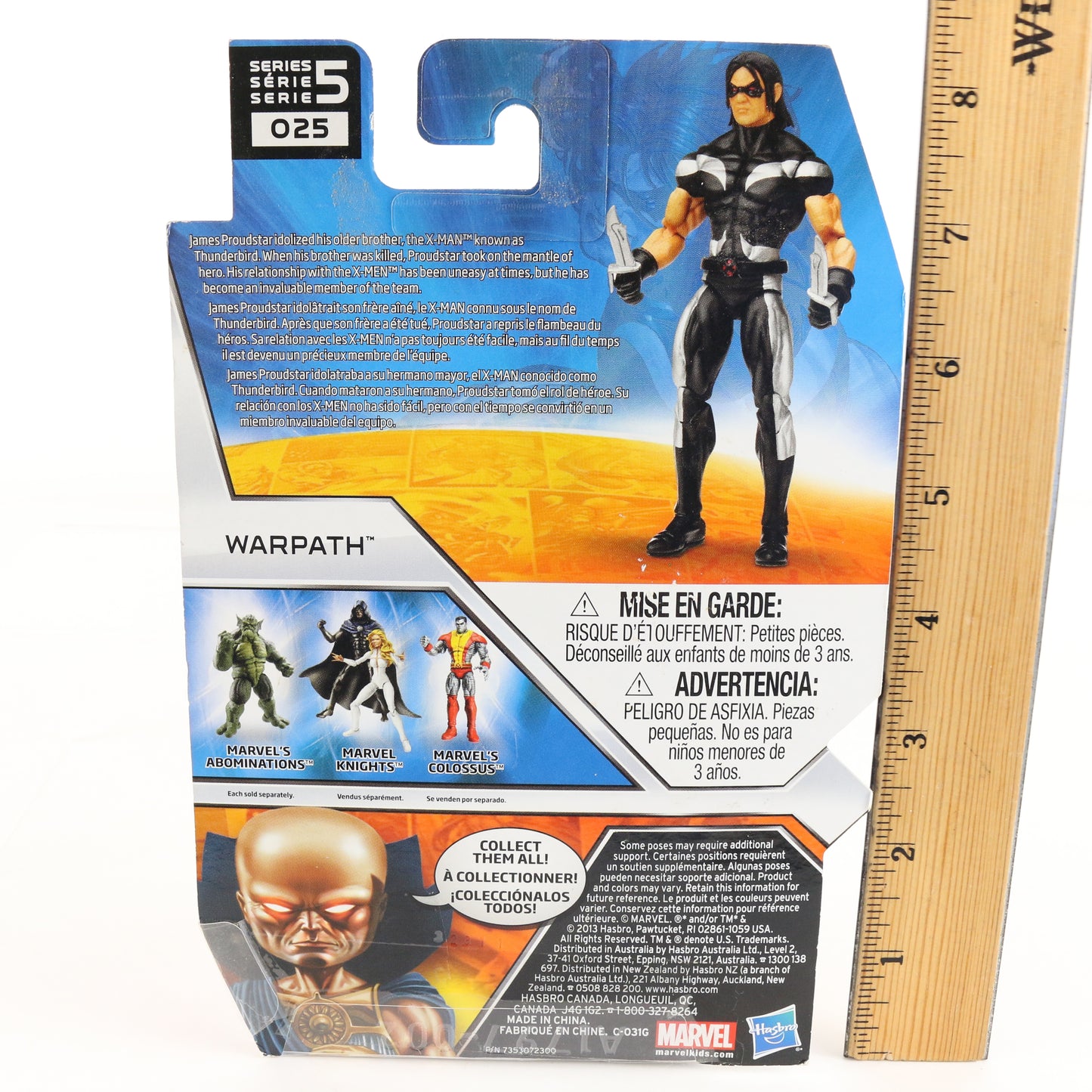 Marvel Universe Series 5 025 Warpath Hasbro 3.75" Action Figure
