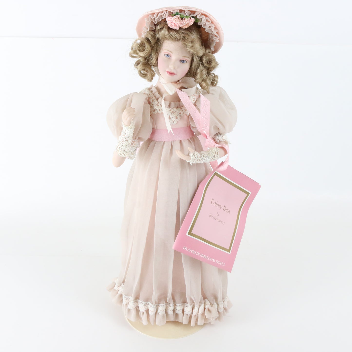 Dainty Bess Bernice Mowry Franklin Heirloom 14.5" Porcelain Doll
