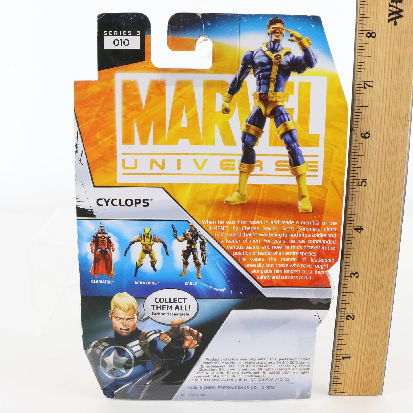 Marvel Universe Series 3 010 Cyclops Xmen 3.75" Action Figure Hasbro