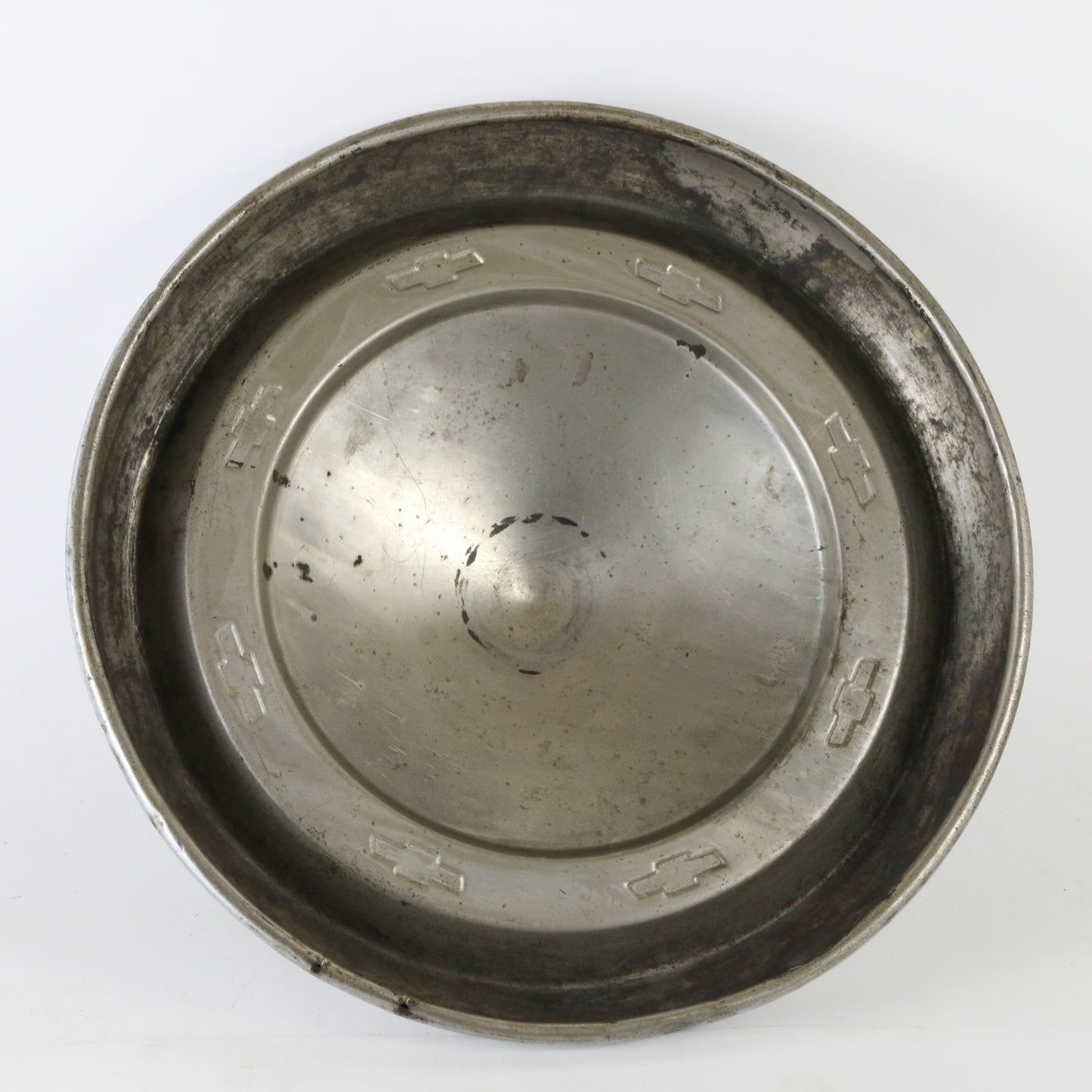 Lot Of 2 1955-56 Chevrolet Chevy Metal Dog Dish Hubcap 10.75"