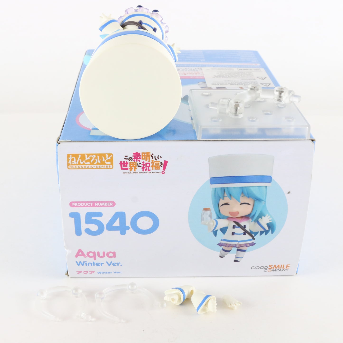 Nendoroid 1540 Aqua Winter Version Konosuba Action Figure Good Smile W/ Box