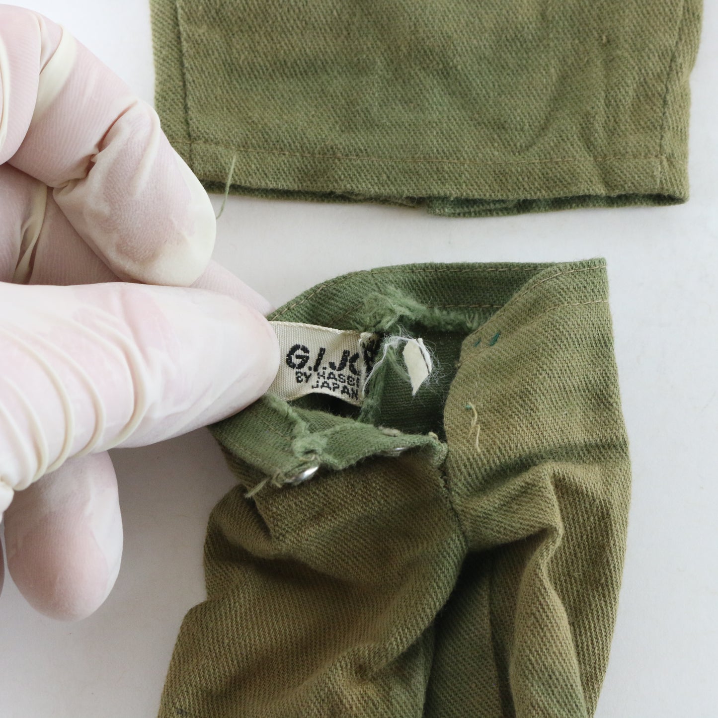 1964 Hasbro Gi Joe Action Soldier Fatigue Jacket & Pants 12" Figures
