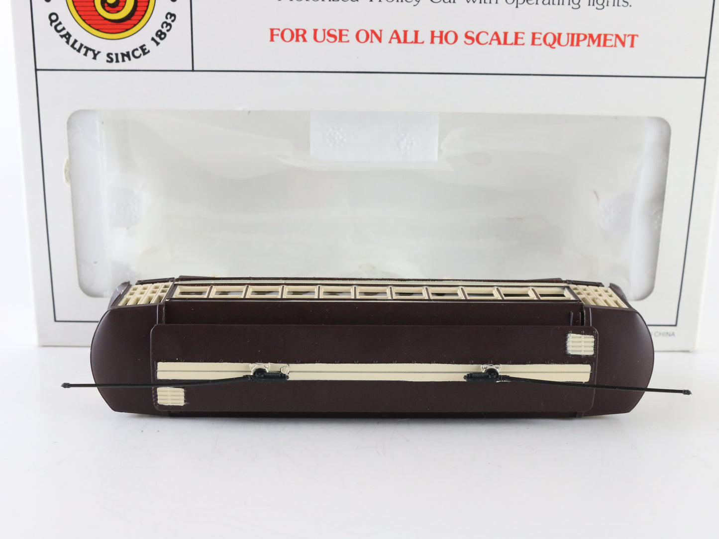 Bachmann HO Hersheys Chocolate Town 9 Illuminated Brill Trolley