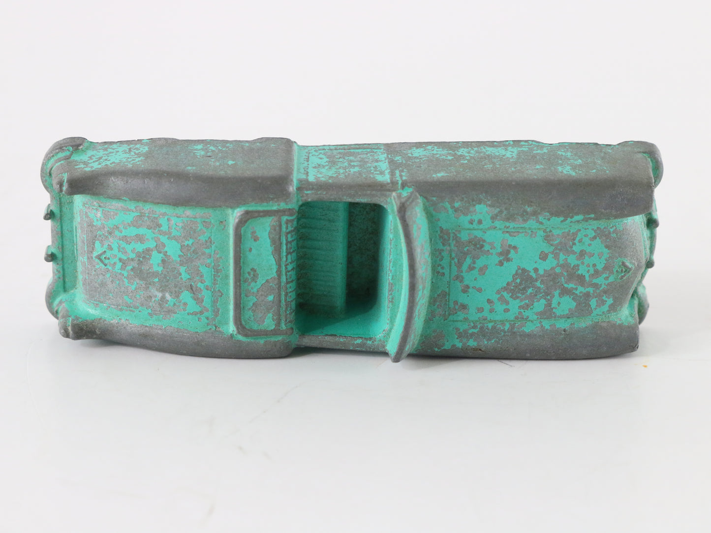 Vintage Cadillac Convertible Green Midgetoy Metal Car 3.5"