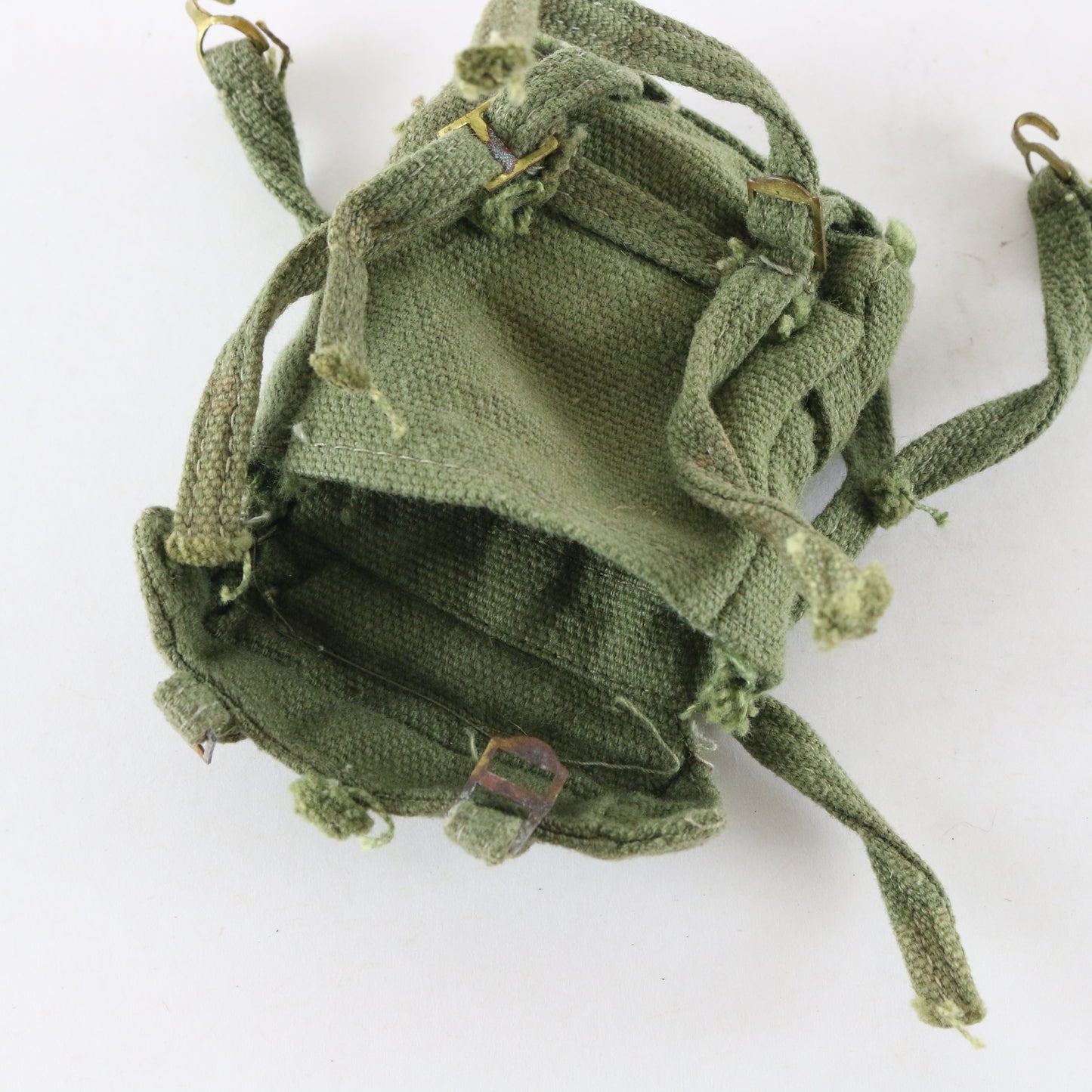 1964 Hasbro Gi Joe Soldier Green Field Backpack For 12" Figures