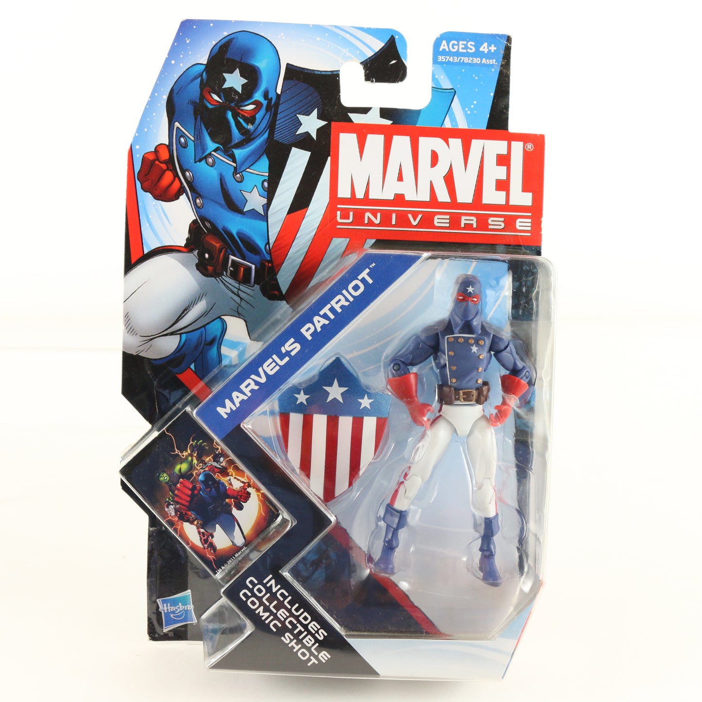 Marvel Universe Series 4 002 Patriot Eli Bradley Hasbro 3.75" Action Figure