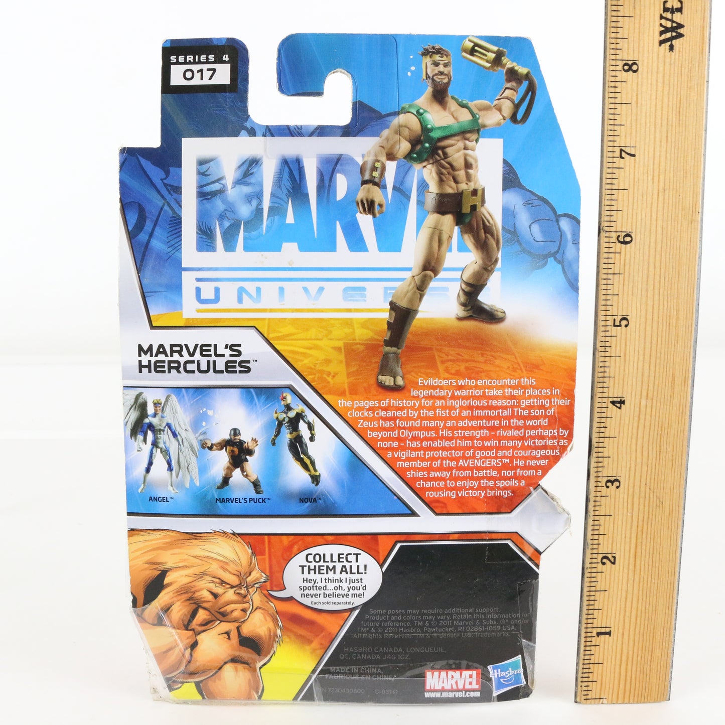Marvel Universe Series 4 017 Hercules 3.75" Action Figure Hasbro
