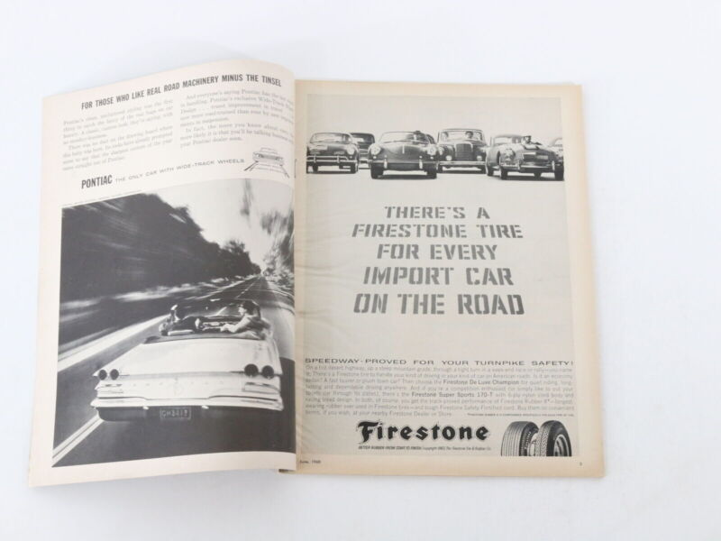 Lot Of 5 Motor Life Vintage Car Magazines June July August 1960 35c