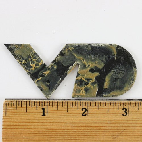 Zastava Yugo GV Emi Tehnika Black & Gray Trunk Emblem Badge 3.25"