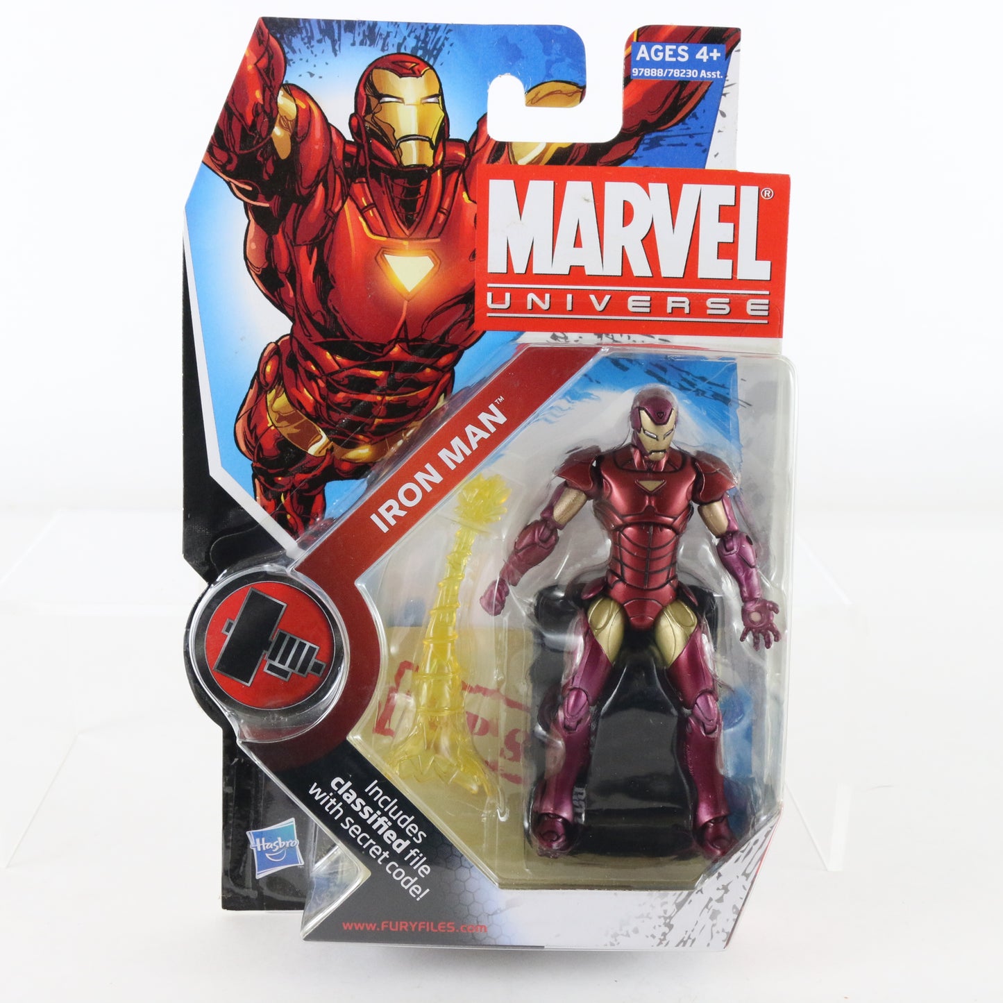 Marvel Universe Series 2 007 Iron Man 3.75" Action Figure Hasbro