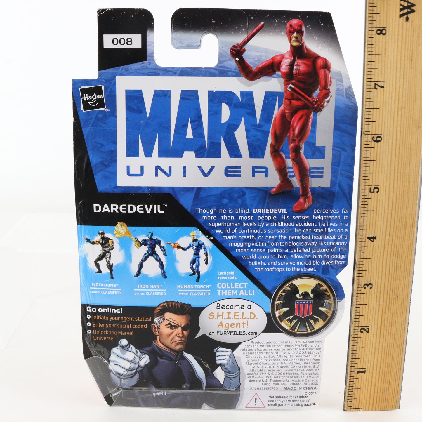 Marvel Universe 3.75” Red Daredevil 008 Action Figure Hasbro