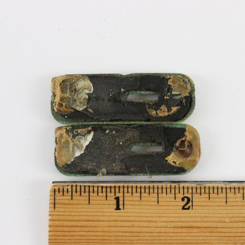Lot Of 2 BMW? CS Automobile Chrome Automobile Emblem Badge 2.25��� VINTAGE PARTS