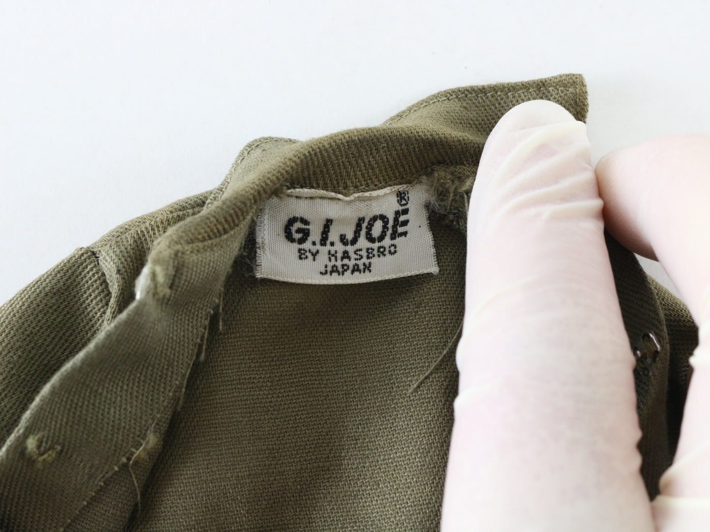1964 Hasbro Gi Joe Army Fatigue Jacket Green For 12" Figures
