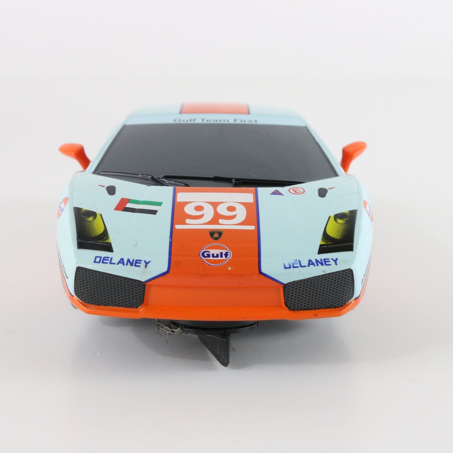 Lamborghini Gallardo #99 Blue & Orange Slot Car 1:32 Hornby Scaletrix C3283