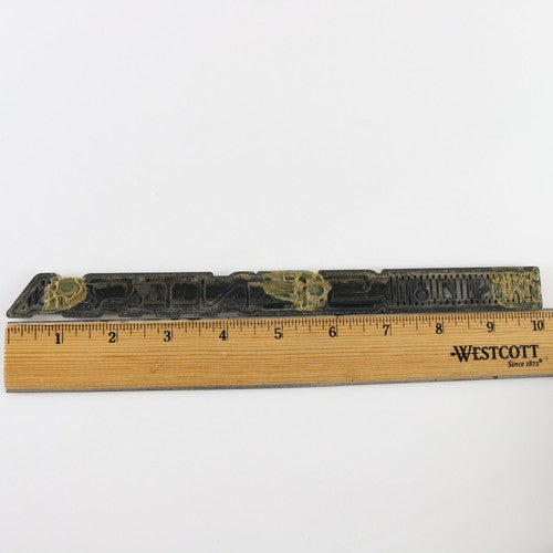 Nissan Sentra North American Specification Rear Emblem 10" ca. 1980s