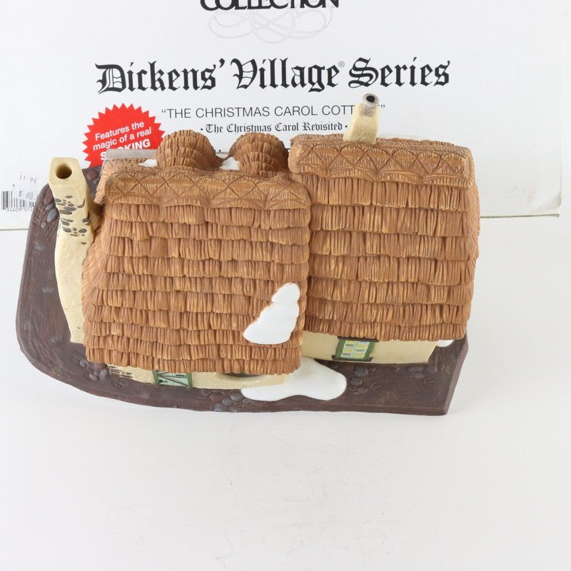 Dept 56 Dickens Village Smoking Christmas Carol Cottage Christmas Building