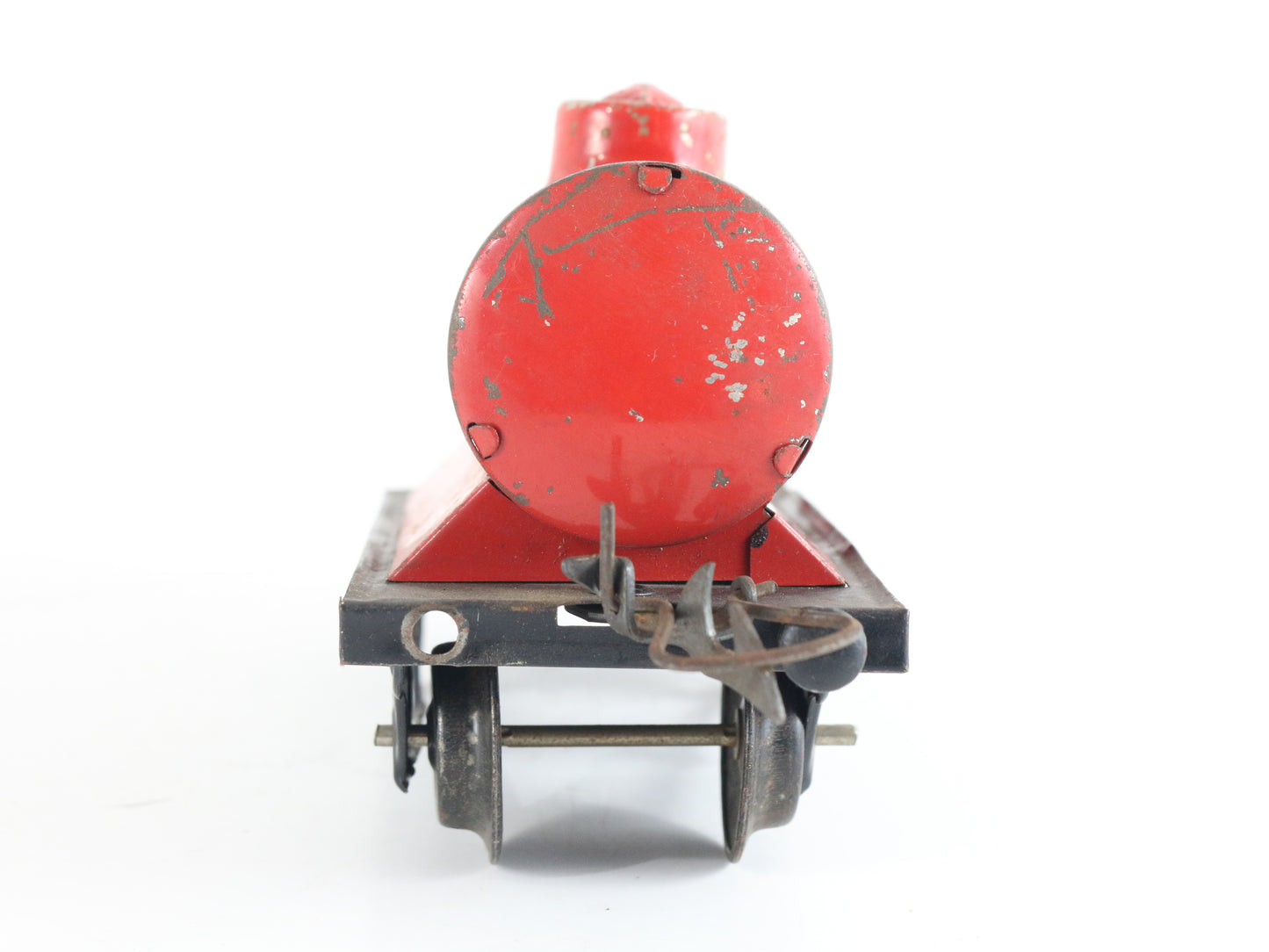 Red Motor Spirit Shell Tank Car Hornby Meccano O Model Train iconic tinplate tank wagon for Shell petrol