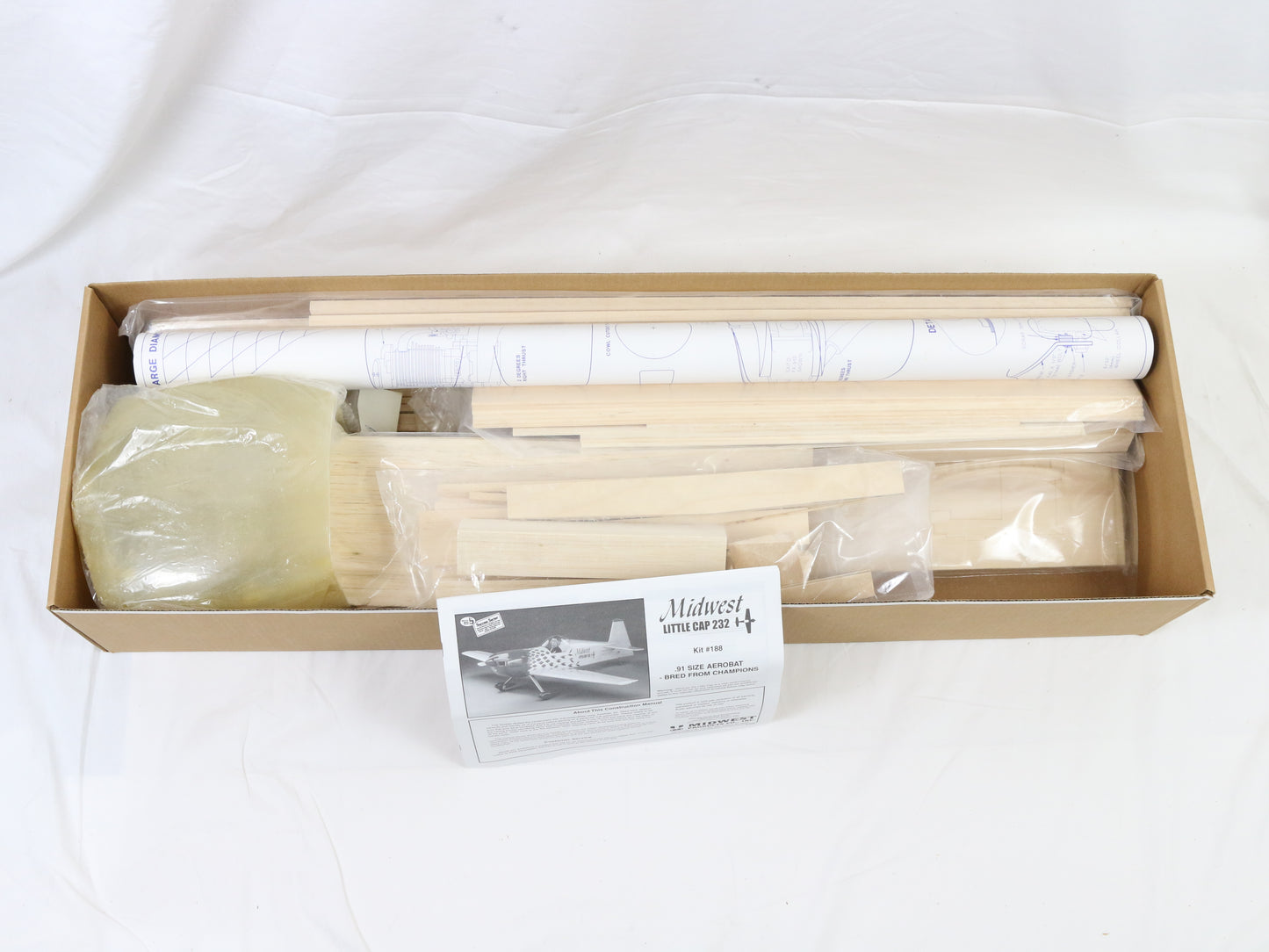 Midwest Products Little Cap 232 .91 21% Scale 62" Wingspan RC Plane Kit