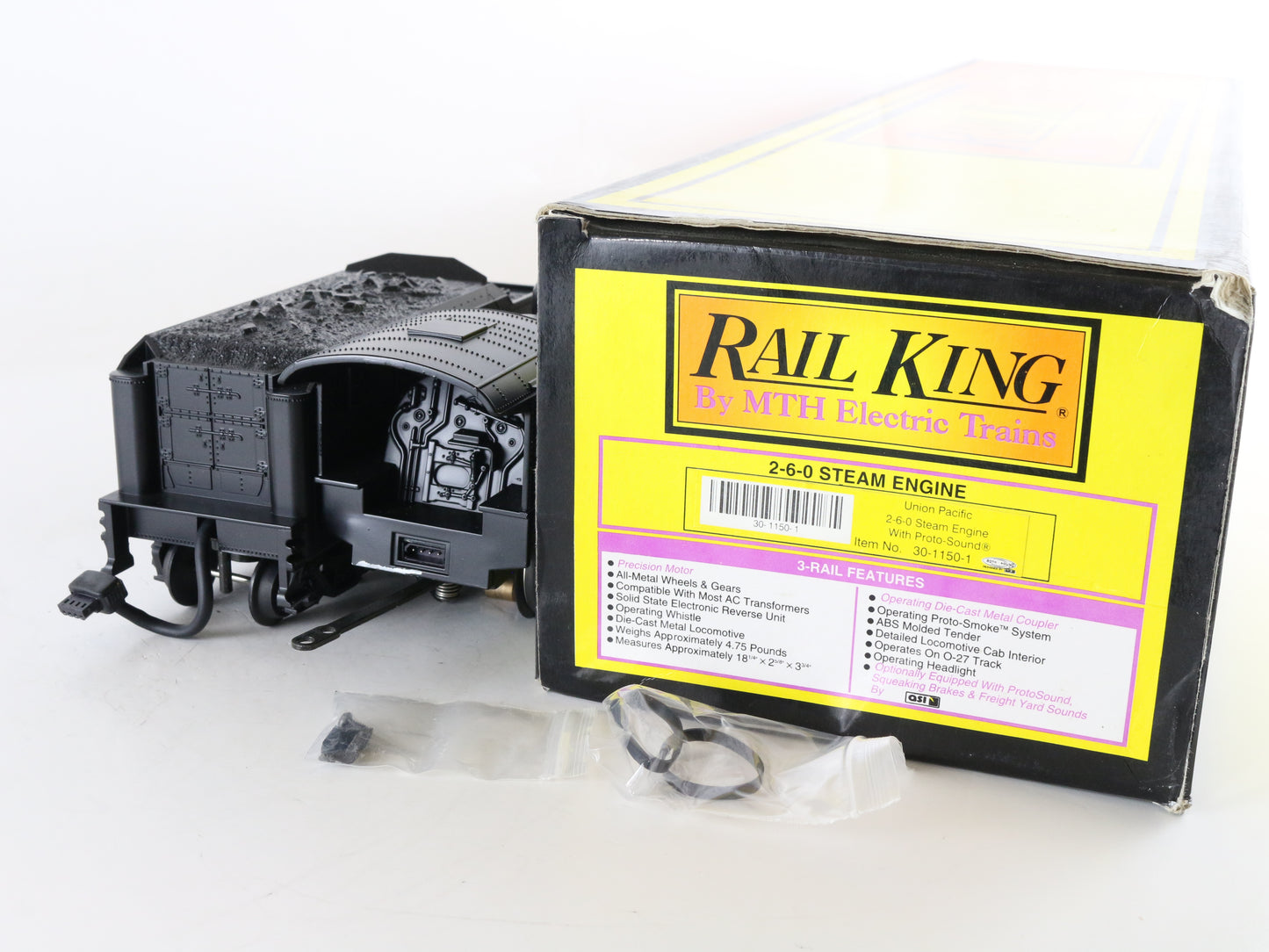MTH Rail King O 30-1150-1 Union Pacific UP #5646 2-6-0 Steam Loco & Tender