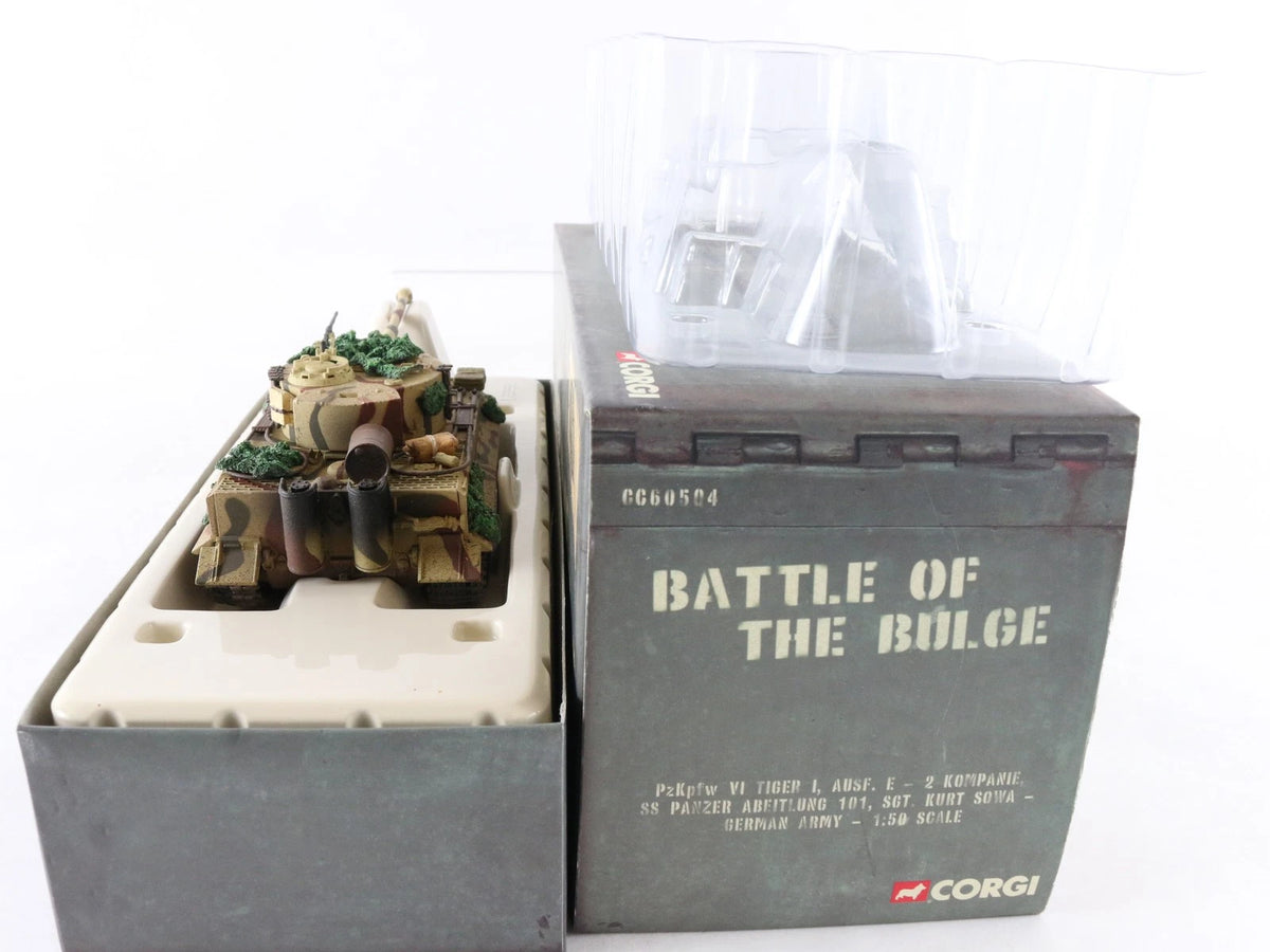Pzkpfw VI Tiger I Tank Panzer German WW2 Battle of the Bulge Corgi 1:50 CC60504