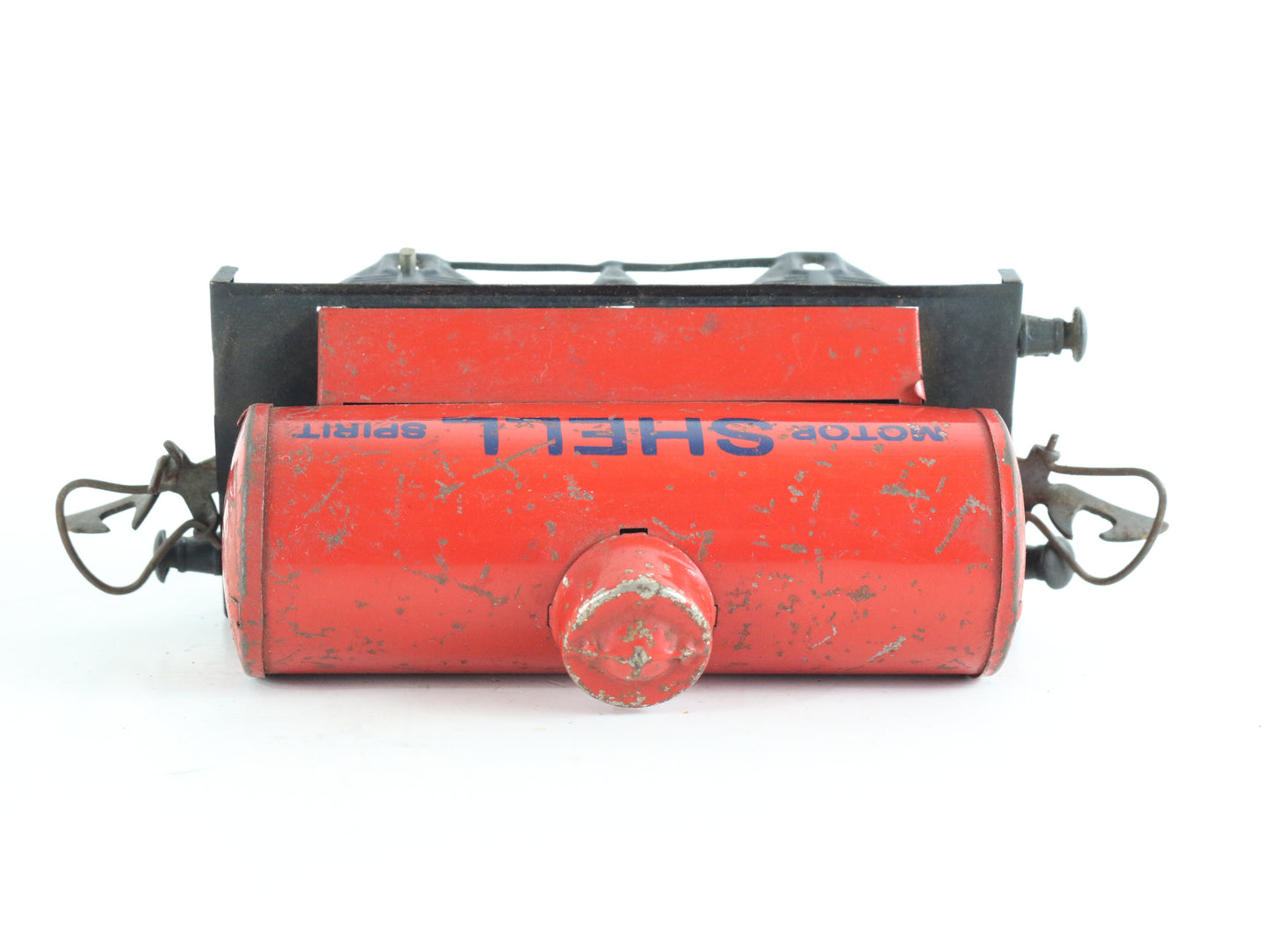 Red Motor Spirit Shell Tank Car Hornby Meccano O Model Train iconic tinplate tank wagon for Shell petrol