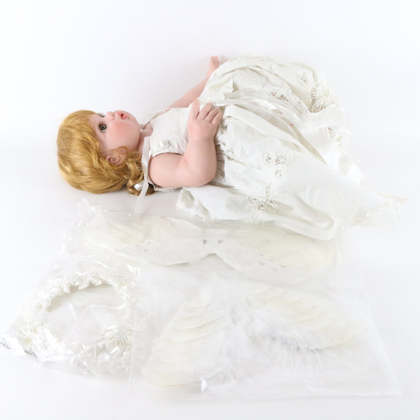 Baby Divine Fayzah Spanos Precious Heirloom 14" Vinyl Doll 168/500 W/ Extras