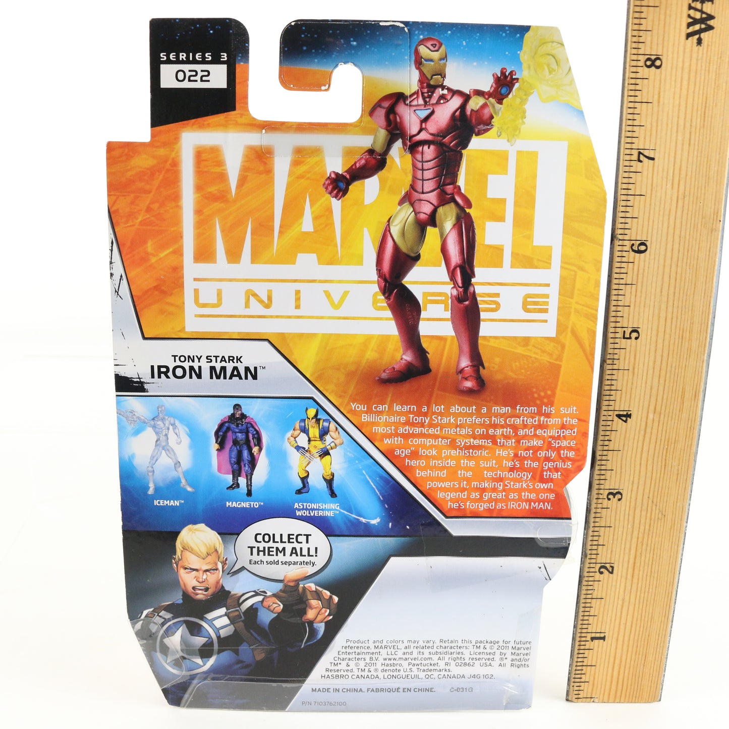 Marvel Universe Series 3 022 Tony Stark Iron Man Hasbro 3.75" Action Figure