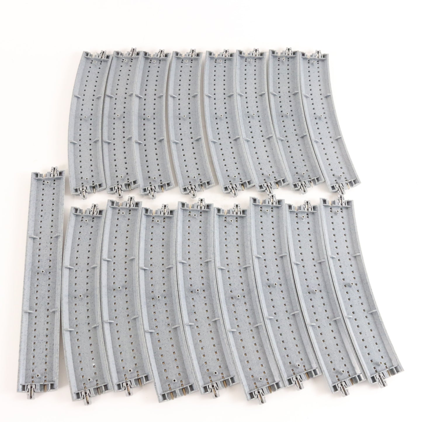 Lot Of 17 Blackstone 480mm Radius Curved & 228mm Snap Track HO BS228 BR480 track expansion set for HO model layout
