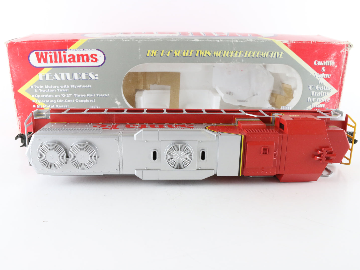 Williams O GP3828 Santa Fe 164 GP38 Dummy Warbonnet Diesel Locomotive