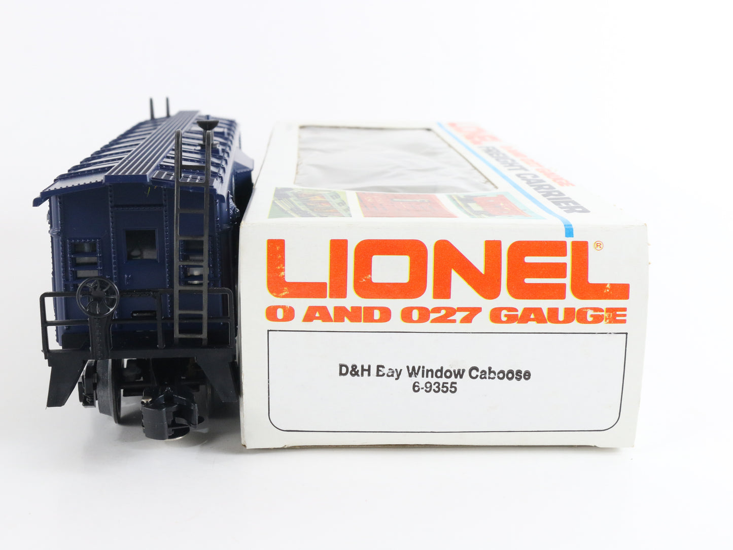 Delaware & Hudson D&H 9355 Illuminated Bay Window Caboose Lionel O 6-9355 lighted caboose for realistic operation