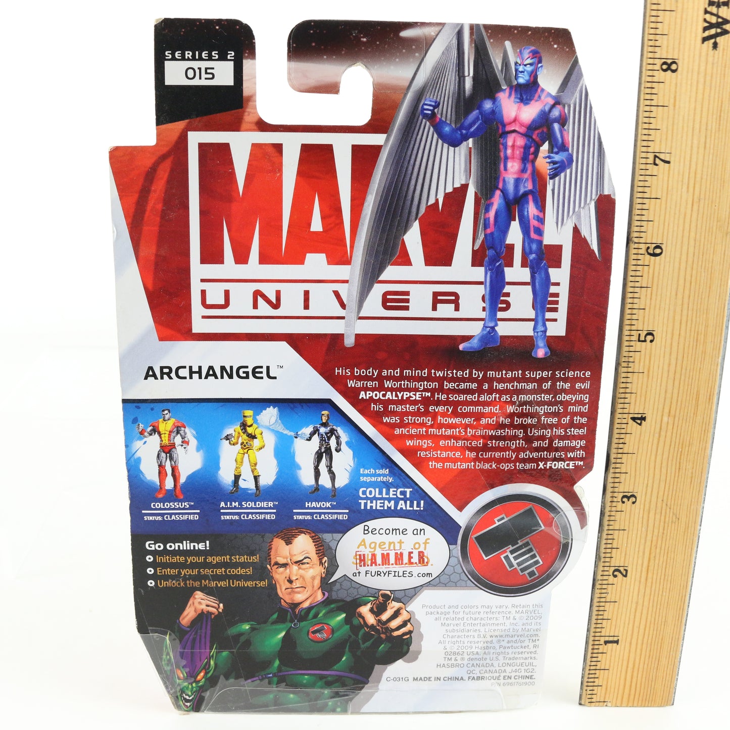 Marvel Universe Series 2 015 Archangel Hasbro 3.75" Action Figure