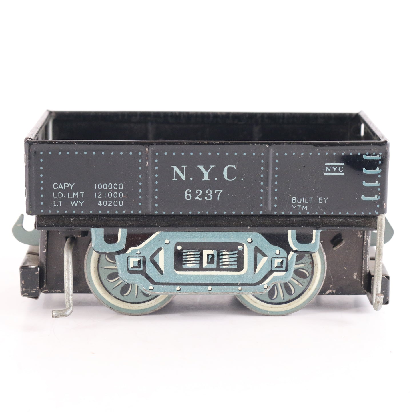 New York Central NYC 6237 Alps Tin Litho Steam Loco Tender Japan 4" small-scale Japanese tin train component