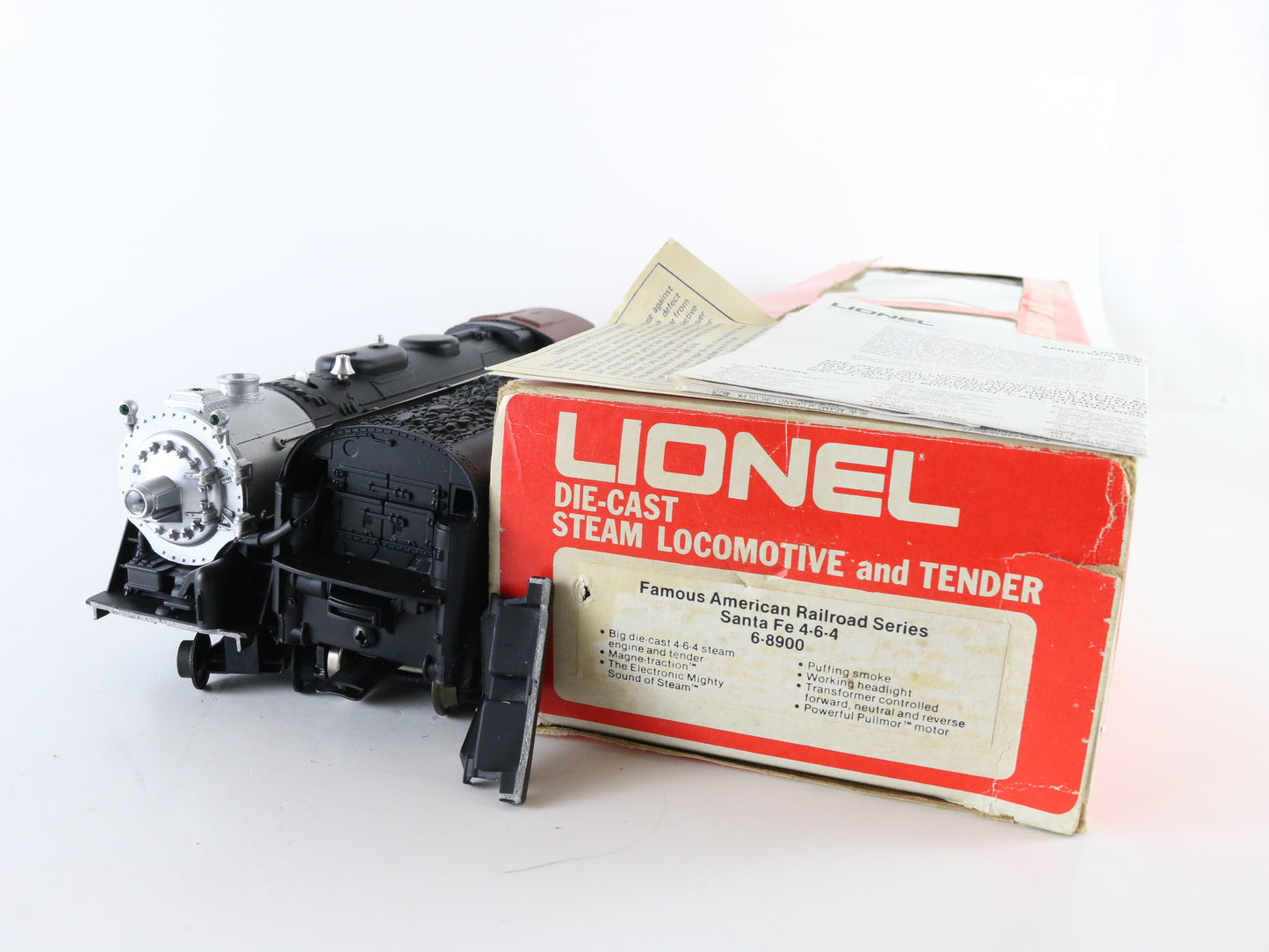 Lionel O ATSF 8900 4-6-4 Steam Locomotive Famous American Railroad Series