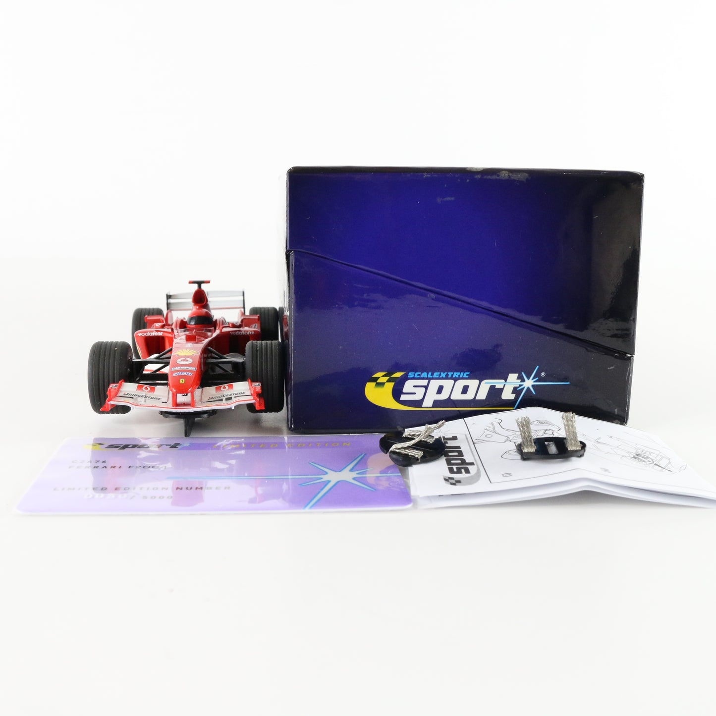 Ferrari F2004 #1 Scalextric Hornby Limited 1:32 Slot Car C2676 Limited Ed