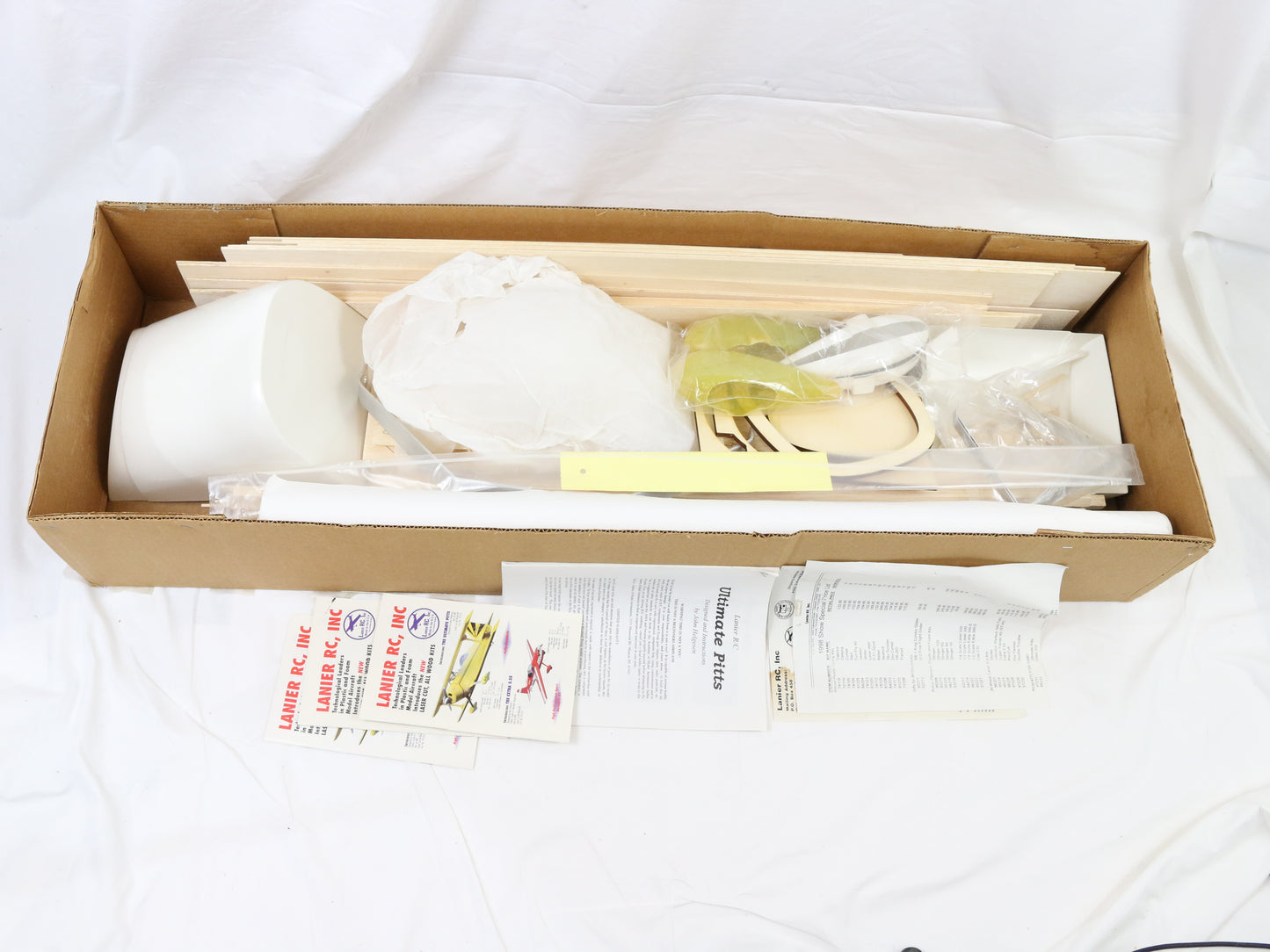 Lanier RC Ultimate Pitts 60 1/4" Wingspan Wood Plane Kit