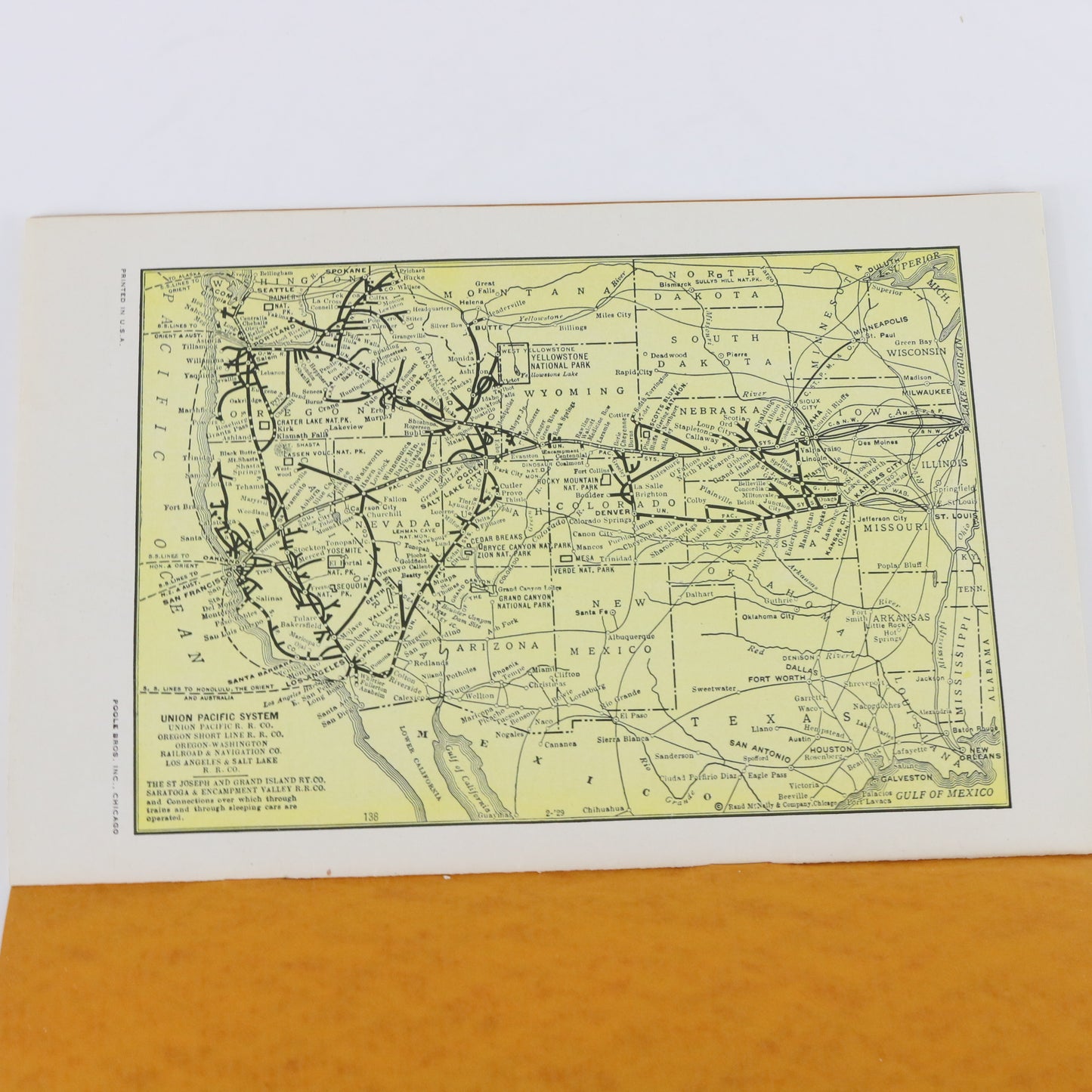 1931 Western Wonderlands Union Pacific Railroad Illustrated Travel Booklet