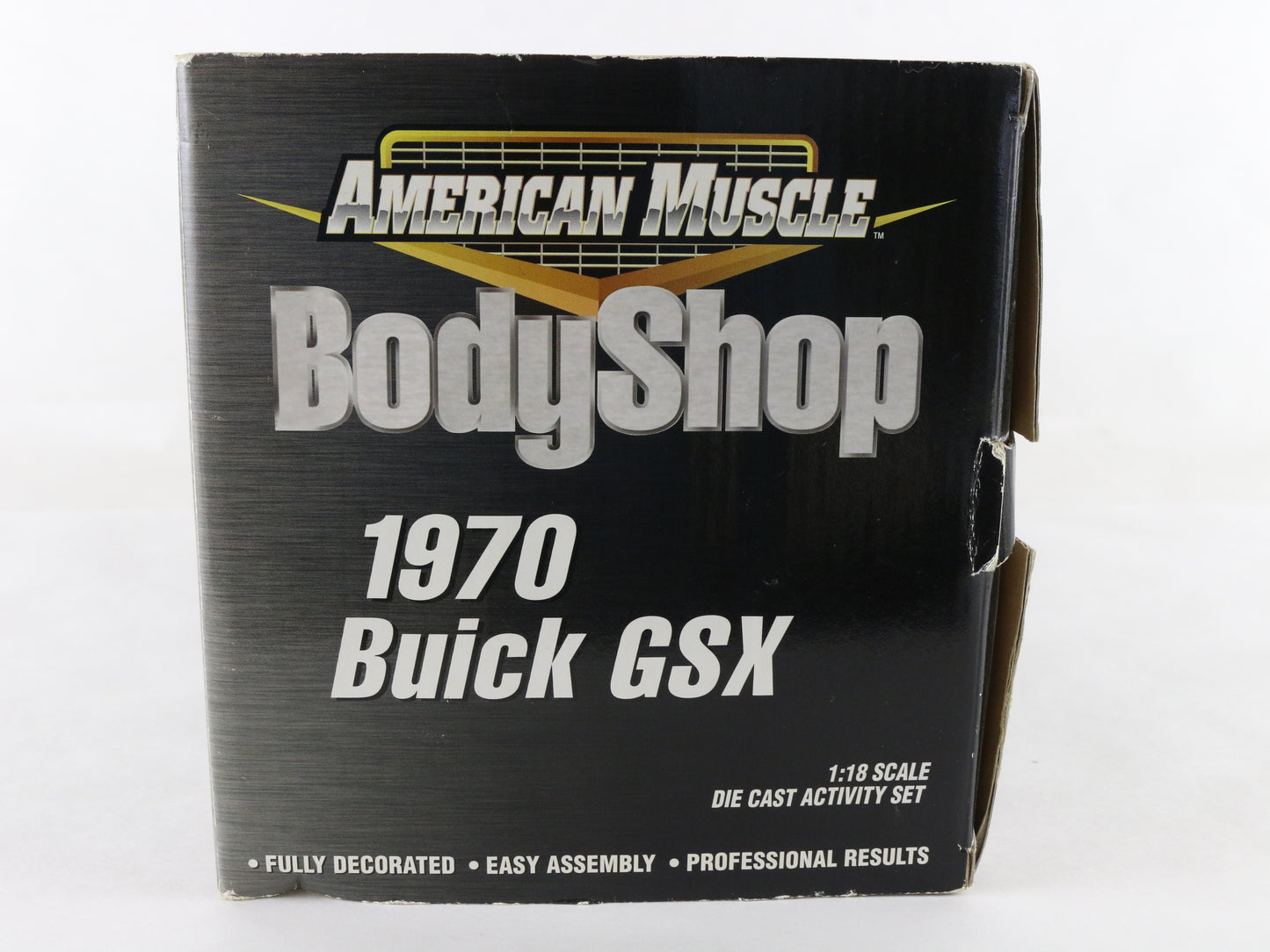 1970 Buick GSX Yellow Body Shop American Muscle ERTL 1:18 Model Car 36520