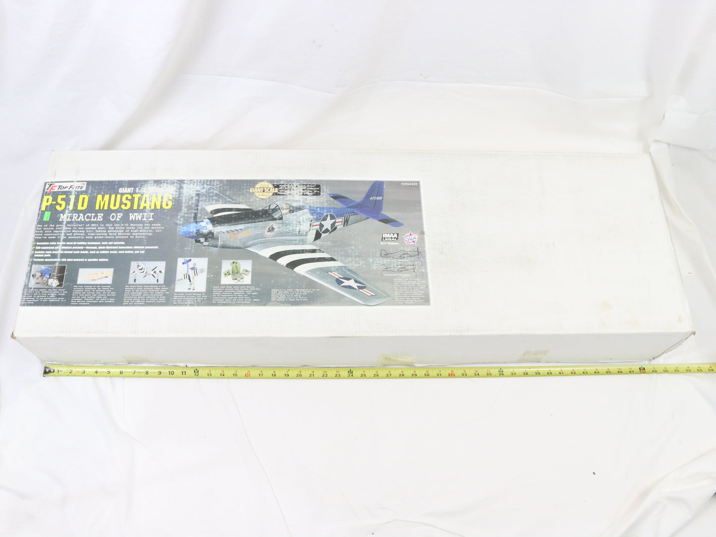 Top Flite Gold Ed. Giant P-51d Mustang 1/5 Scale WW2 84.5" Wingspan RC Kit