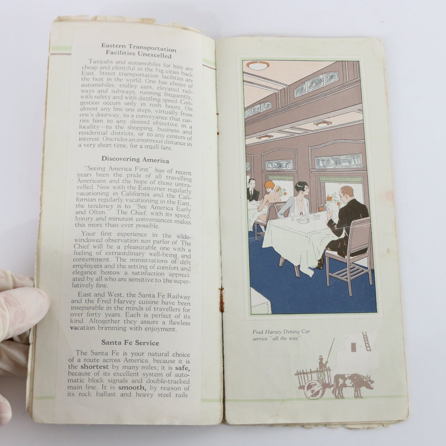 Original 1926-27 The Chief Santa Fe Railroad Advertising Pamphlet Irving Baldwin