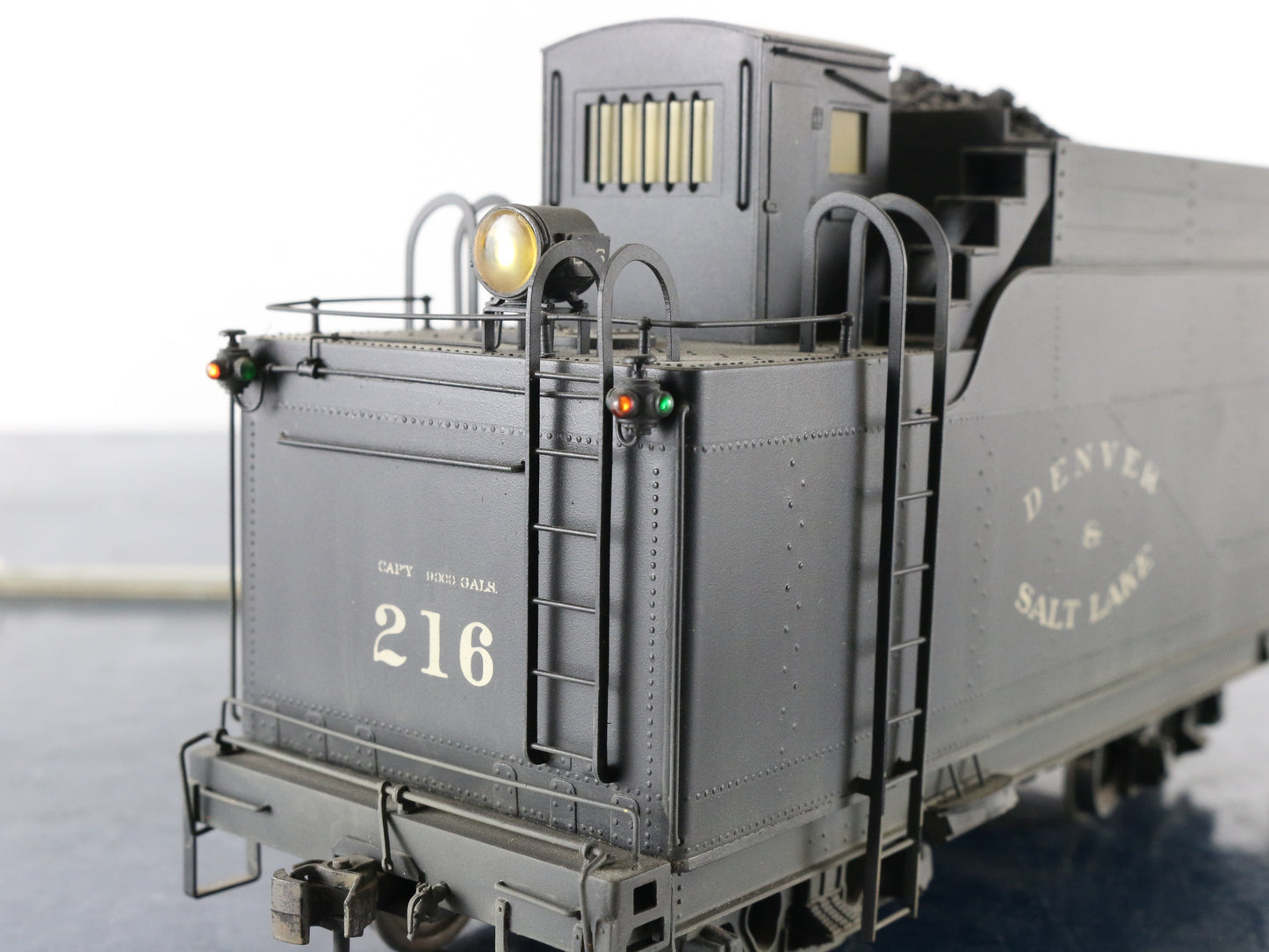 Pacific Fast Mail O Scale Denver Salt Lake 216 2-6-6-0 Brass 2 Rail Steam Loco
