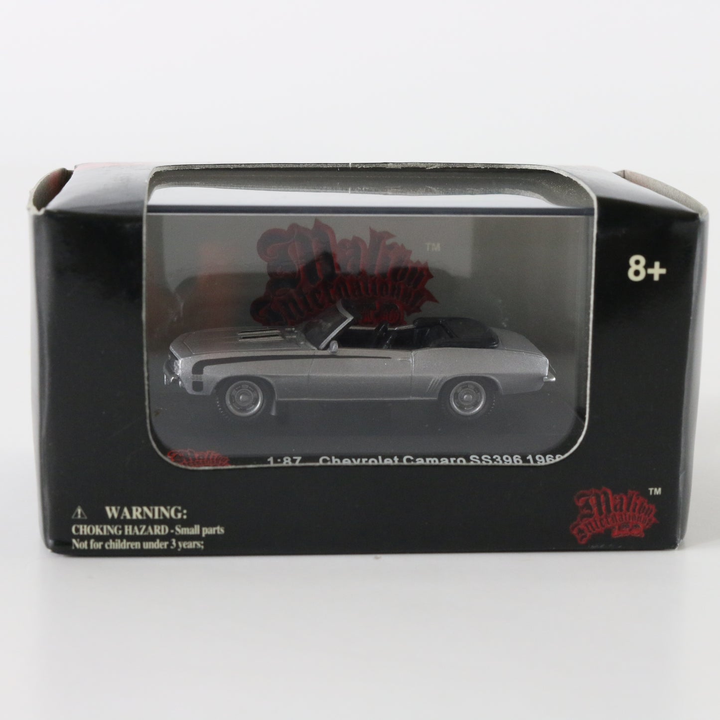1969 Chevrolet Camaro SS396 Silver Convertible Car Malibu High Speed 1:87 102