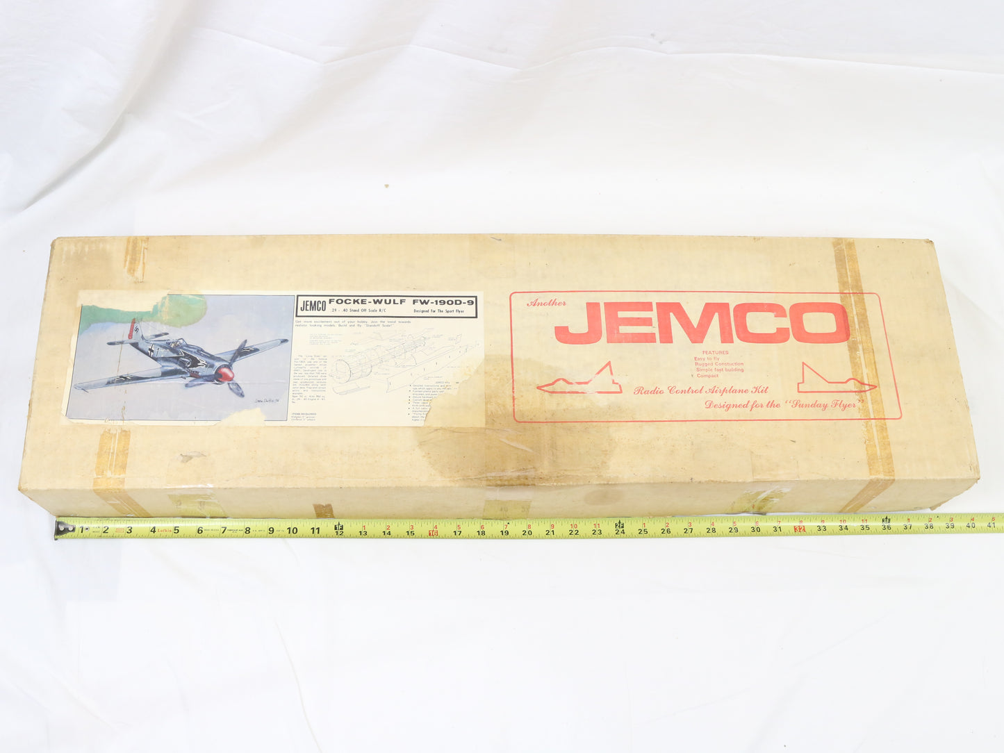 Jemco Focke Wulf FW-190d-9 50" Wingspan Wood RC Plane Kit