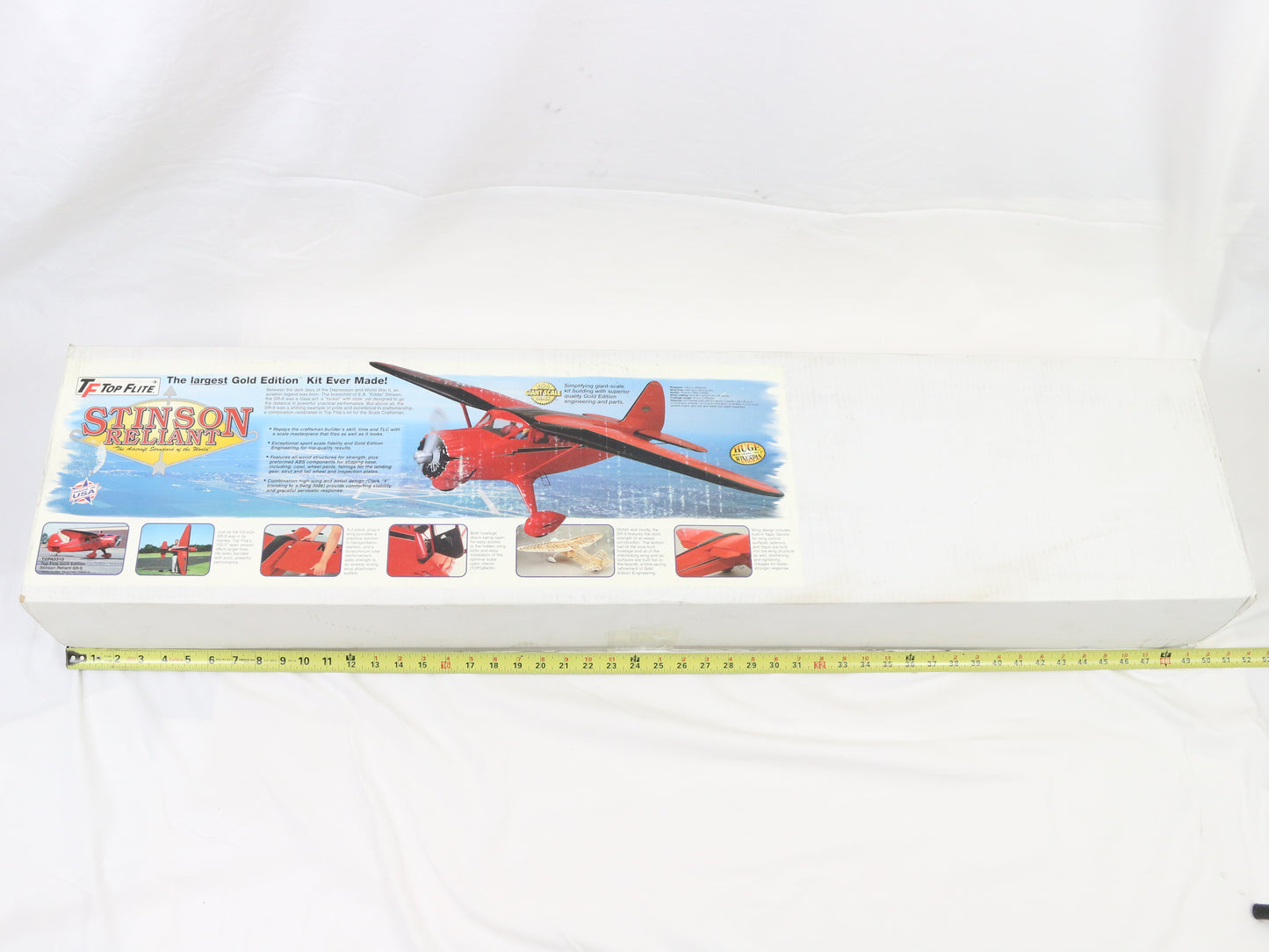 Top Flite Gold Edition Stinson Reliant Sr-9 100.5” Wingspan