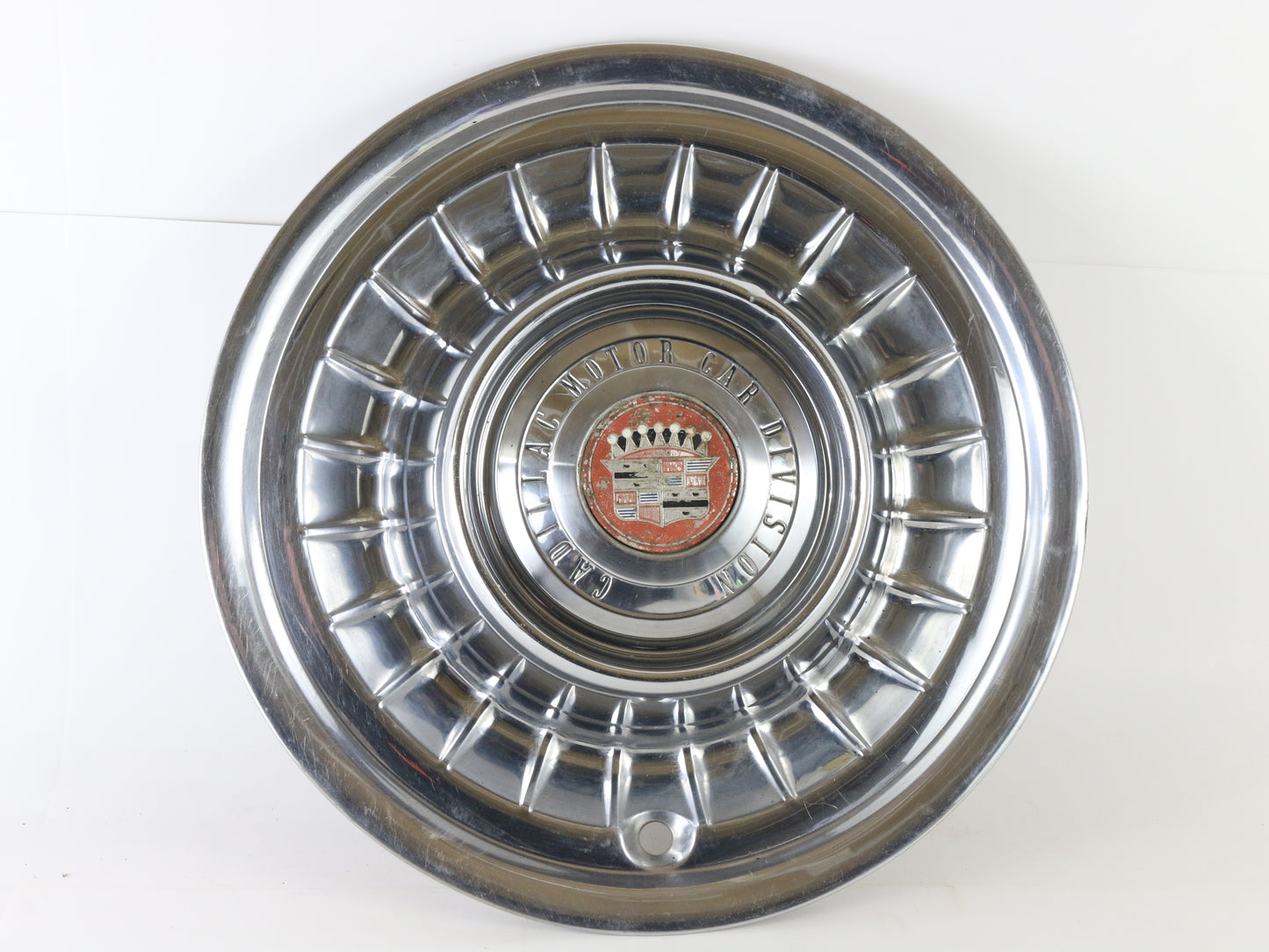 Lot Of 3 Vintage 1958-59 Cadillac Metal Wheel Hubcaps 16.5"