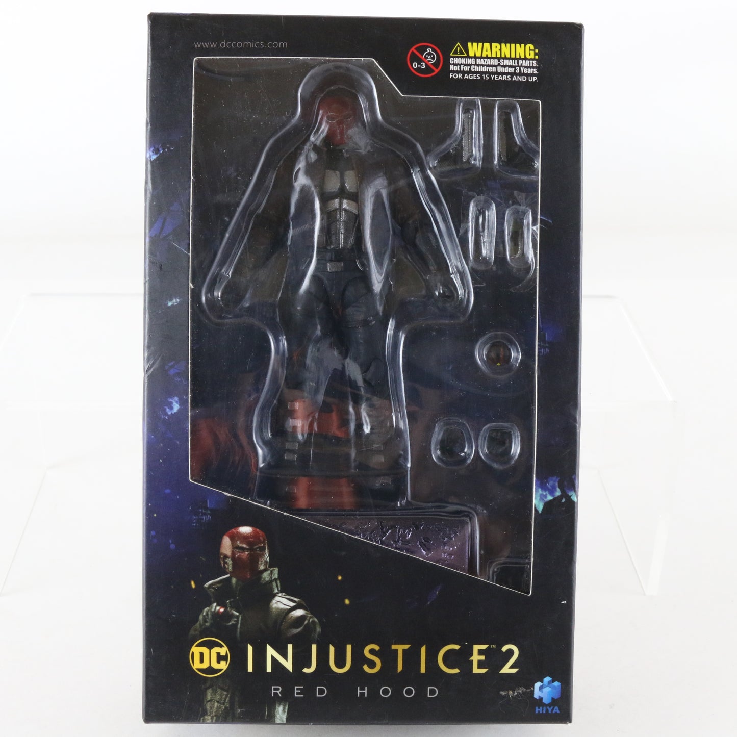 Red Hood Injustice 2 DC Comics Hiya 1:18 Scale Action Figure W/ Accessories