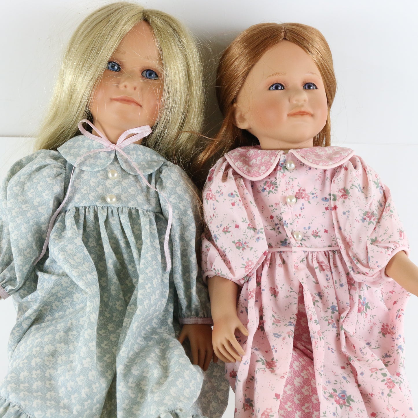 Set Of 2 Wendy & Emily Pamela Erff Masterpiece 21" & 20" Porcelain Dolls 26/1500