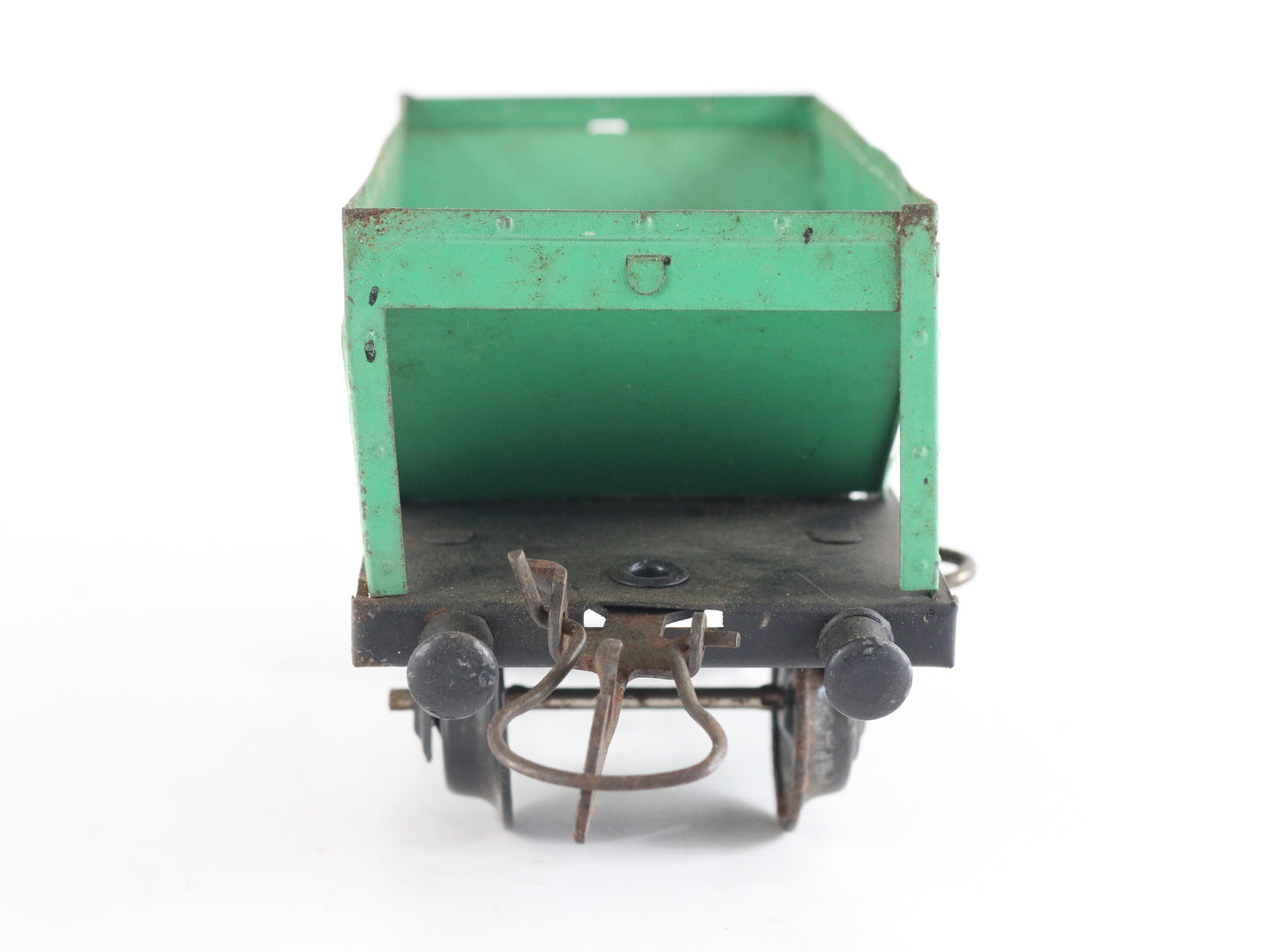 LMS Green 2 Bay Hopper Car Hornby Meccano O Model Freight Car 1950s classic coal hopper wagon restoration